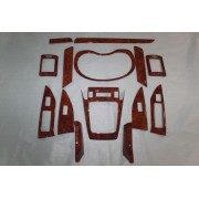 Декоративные накладки для салона Subaru Forester SJ 2013-2015 - Красное дерево